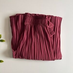 women’s pink wide leg pants